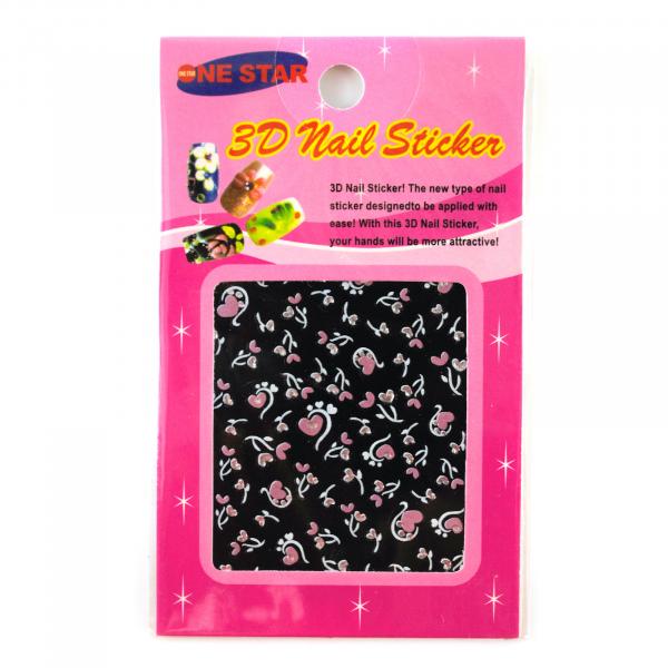 Nail Supply Adesivo para Decoração de Unhas - 3D Nail Sticker 06 - Nail Supply
