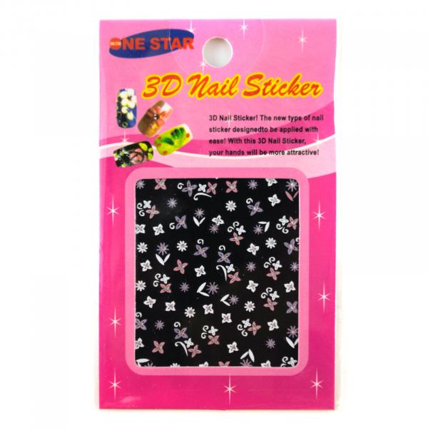 Nail Supply Adesivo para Decoração de Unhas - 3D Nail Sticker 07 - Nail Supply