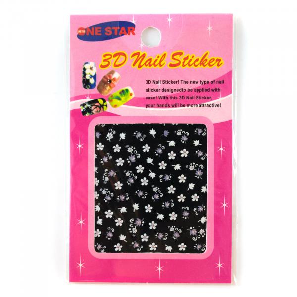 Nail Supply Adesivo para Decoração de Unhas - 3D Nail Sticker 08 - Nail Supply