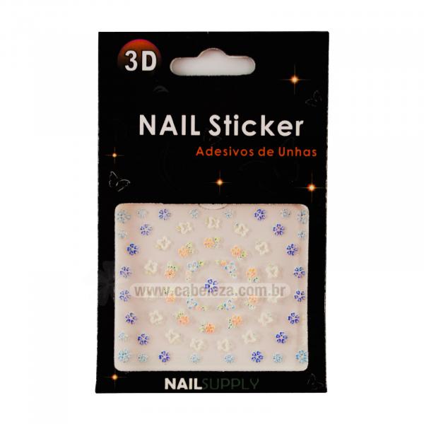 Nail Supply Adesivo para Decoração de Unhas - 3D Nail Sticker 10 - Nail Supply