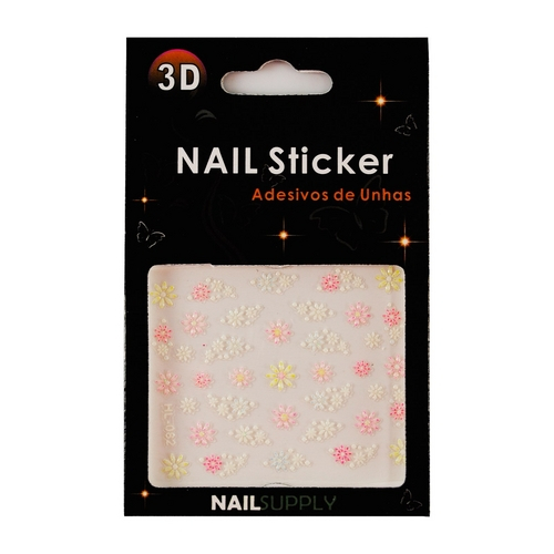 Nail Supply Adesivo para Decoração de Unhas - 3d Nail Sticker 4