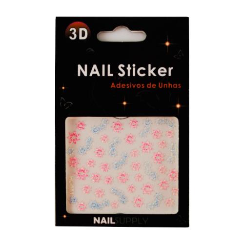 Nail Supply Adesivo para Decoração de Unhas - 3d Nail Sticker 6