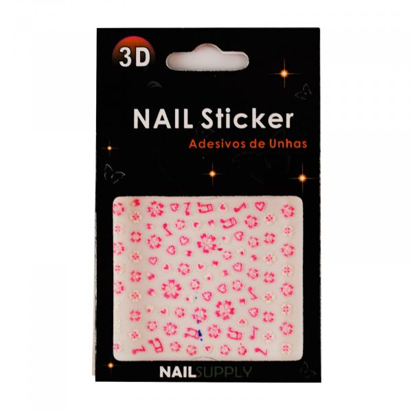 Nail Supply Adesivo para Decoração de Unhas - 3D Nail Sticker 7 - Nail Supply