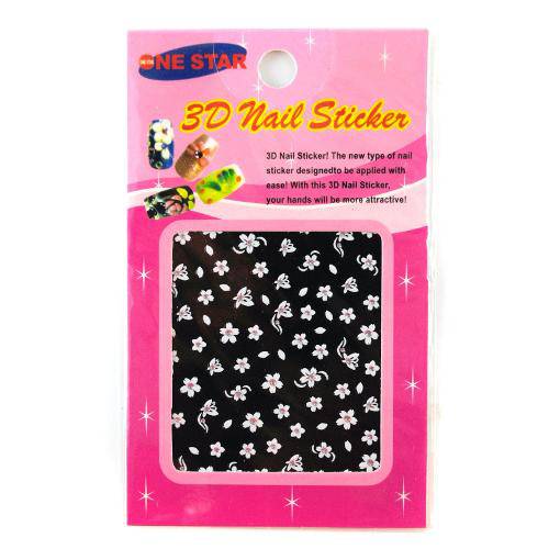 Nail Supply Adesivo para Decoração de Unhas Ne Star - 3d Nail Sticher 04
