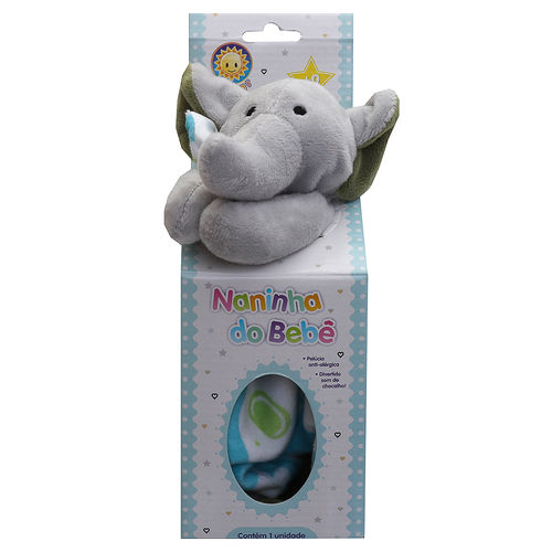 Naninha para Bebê Kitstar Elefante Azul