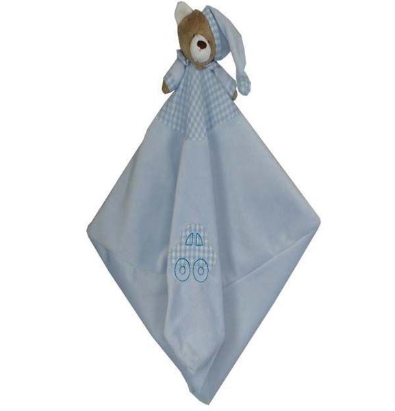 Naninha para Bebê Urso Nino Azul - Zip Toys