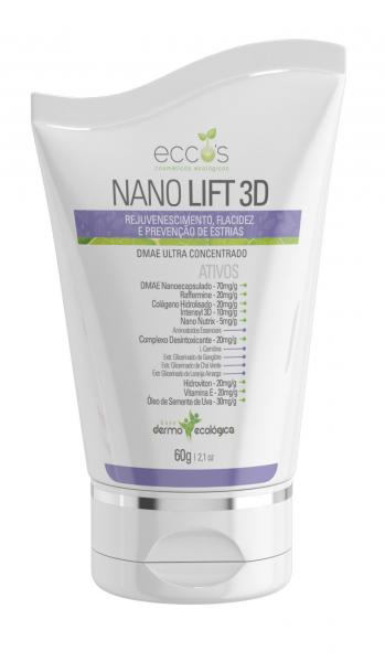 Nano Lift 3D Creme Corporal e Facial Ultra Concentrado 60g - Eccos Cosméticos