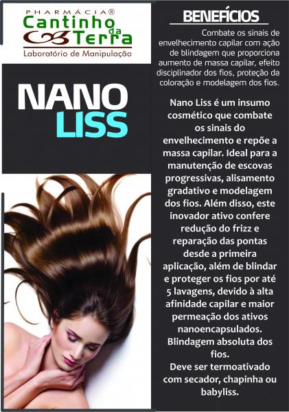 Nano Liss Spray 30ml - Cantinho da Terra