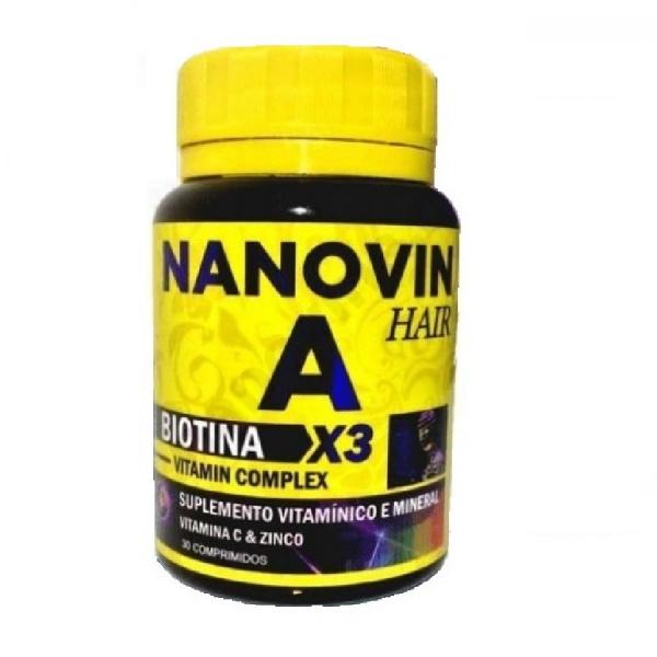Nanovin a Hair Suplemento Vitamina C/ 30 Capsulas - Nanovin Cosméticos
