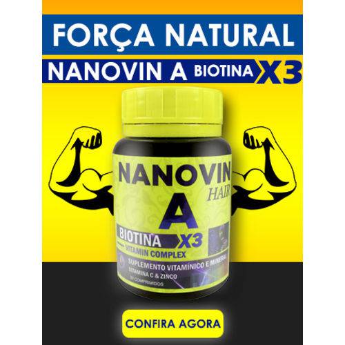 Nanovin a Hair Suplemento Vitamina C/ 30 Capsulas