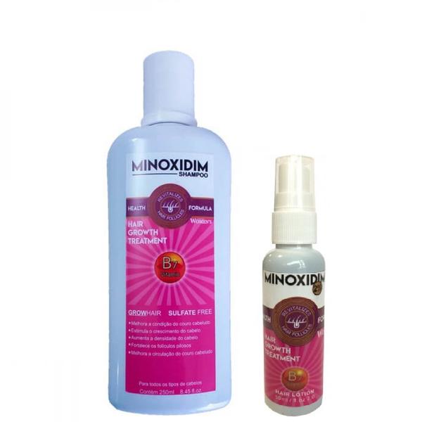 Nanovin a Minoxidin Crescimento Capilar Mulher Shampoo 250ml + Tonico 60ml - Nanovin Cosméticos