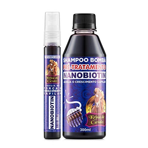 Nanovin Kit Krina de Cavalo Shampoo + Tonico