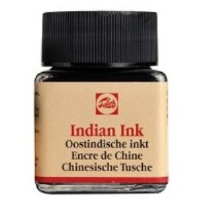 Nanquim Talens Indian Ink 030 Ml Preto 44257000