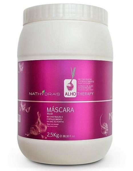 Nathydras - MSA Mascara Hidratação Profissional ALHO Reconstrução e Fortalecimento 2,5 Kg - Msa Nathydras Linha Alho Kosmetic