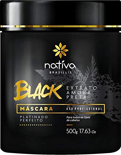 Nativa Mascara Black Matizadora Platinado 500g