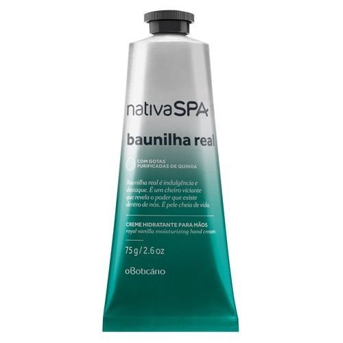 Nativa Spa Baunilha Real Creme Hidratante para as Mãos - 75G