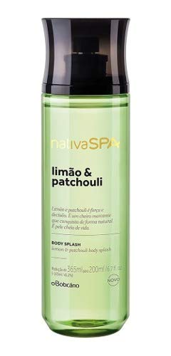 Nativa Spa Desodorante Colônia Body Splash Limão e Patchouli 200ml