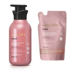 Nativa Spa Rosé Loção Revitalizante Desodorante Corporal 400 ml + Refil 400ml