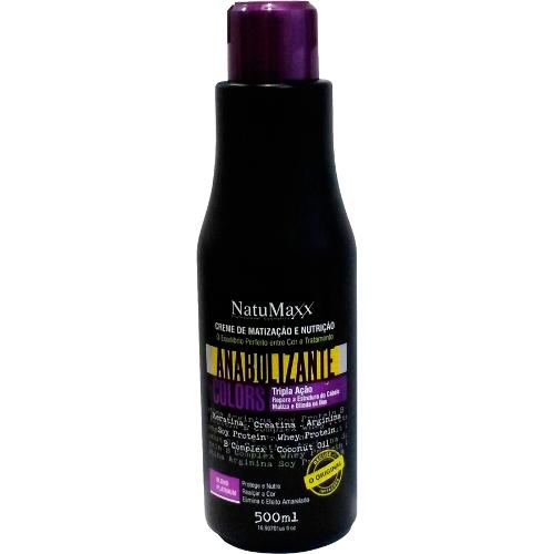 Natumaxx Creme de Matização e Nutrição Anabolizante - Blond Platinum 500ml