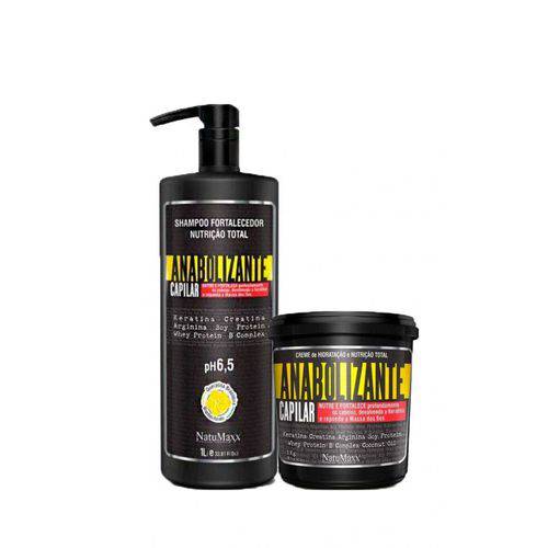 Natumaxx Kit Anabolizante (2 Produtos Shampoo 1l + Anabolizante Capilar 1kg)