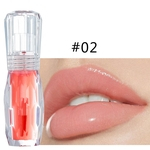 Natural Mint 3D Geléia de cristal Cor Hidratante Lip Gloss Líquido batom claro Lip Gloss