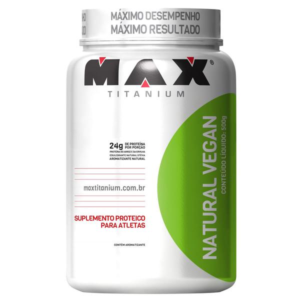 Natural Vegan 500g Baunilha Max Titanium - Max Titanium