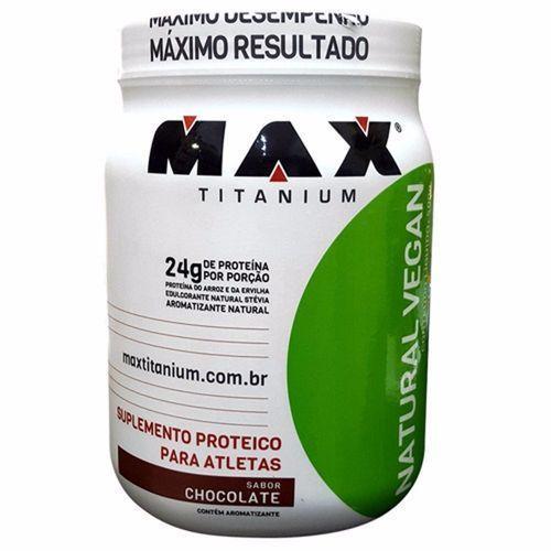 Natural Vegan - Sabor Chocolate 500g - Max Titanium