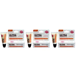 Naturavene Ultra Hidratante Protetor Labial 10g - Kit com 03