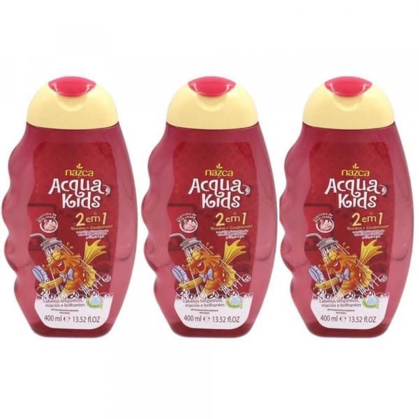 Nazca Acqua Kids 2em1 Milk Shake Shampoo 400ml (Kit C/03)