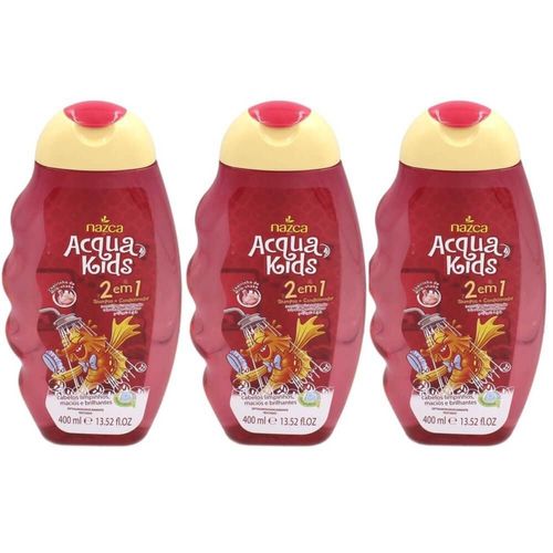 Nazca Acqua Kids 2em1 Milk Shake Shampoo 400ml (kit C/03)