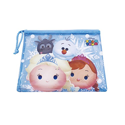 Necessaire Anna Elsa & Olaf Frozen Tsum Tsum 17X21cm - Disney