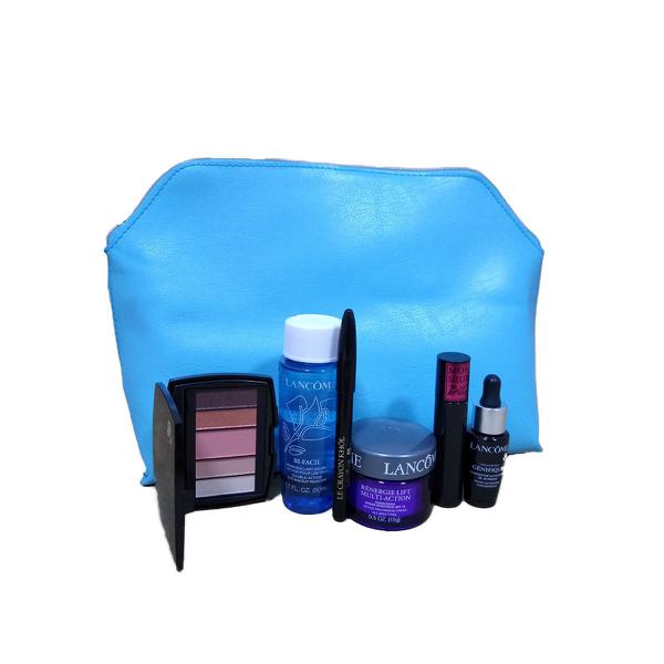 Necessaire Azul Argentina com 6 Produtos Faciais e Maquiagem - França