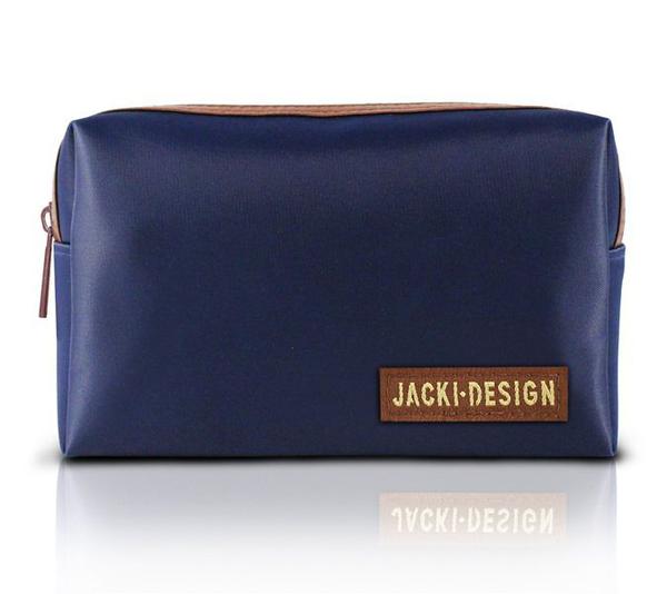 Necessaire de Bolsa Masculina Azul/Marrom - Jacki Design