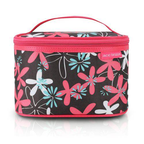 Necessaire Frasqueira Jacki Design Estamp Tam.P Abc17201-Pk- Pink/Floral