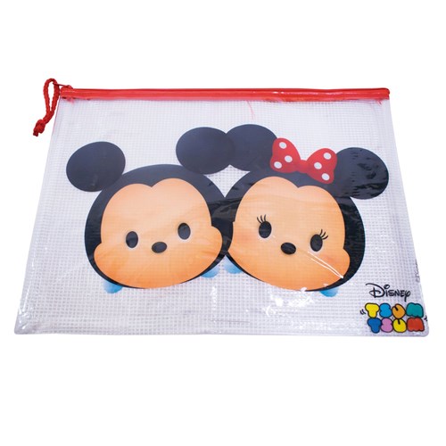 Necessaire Minas de Presentes Mickey & Minnie Tsum Tsum Azul