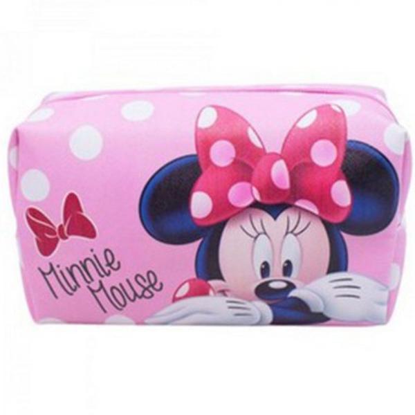 Necessaire Rosa Retangular Minnie 13x20x10cm - Mickey Minnie