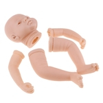 22 Neneneborn Kits De Bebê Silicone Cabeça De Vinil Braços Para Neborn Baby Doll #7