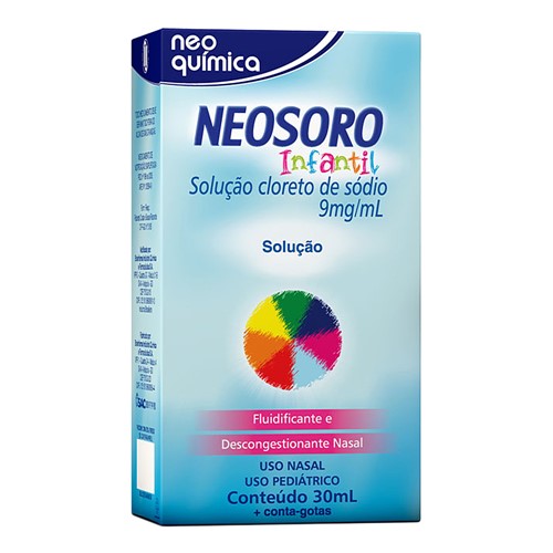 Neosoro Infantil Solução Nasal Gotas com 30ml