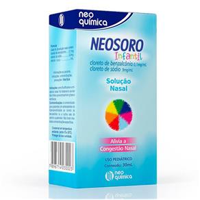 Neosoro Infantil Solução Nasal Neo Química 30ml