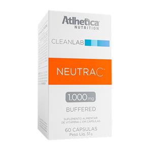 Neutra C Cleanlab Atlhetica Nutrition - Sem Sabor - 60 Cápsulas
