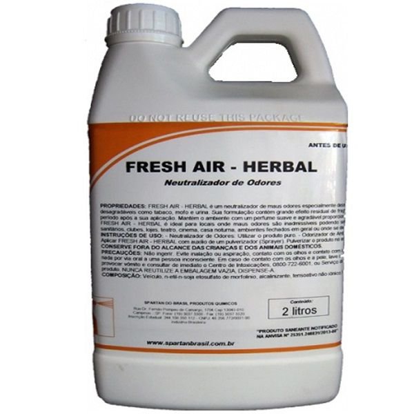 Neutralizador de Odores Fresh Air Herbal 2lt Spartan