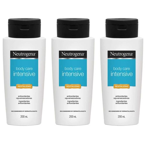 Neutrogena Body Care Intensive Revitalizing Hidratante 200ml (kit C/03)