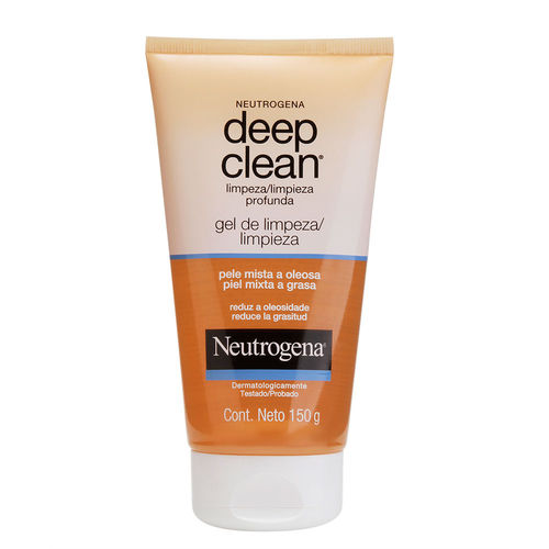 Neutrogena Deep Clean Gel de Limpeza Facial Pele Mista a Oleosa 150g