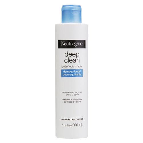 Neutrogena Deep Clean Loção Oil-free Remov Maquiagem 200ml - Johnson Johnson