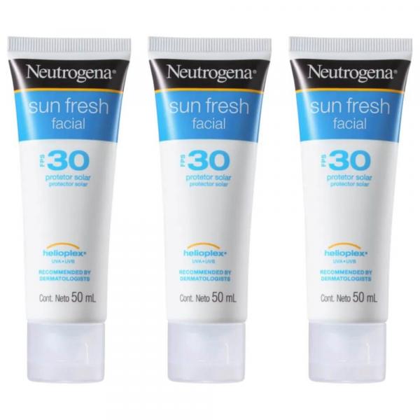 Neutrogena Protetor Solar Facial Fps30 50ml (Kit C/03)
