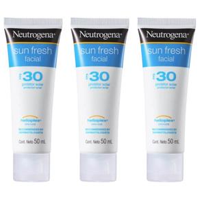 Neutrogena Protetor Solar Facial Fps30 50ml - Kit com 03