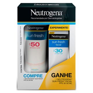 Neutrogena Sun Fresh Kit - Protetor Solar FPS50 + Protetor Solar Facial FPS 30 Kit