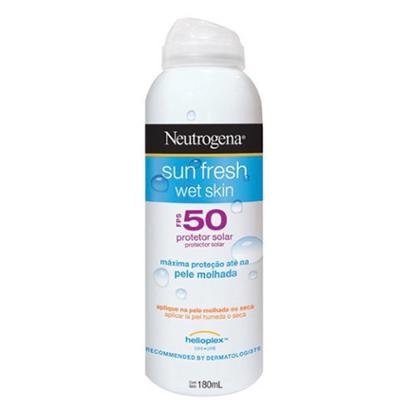 Neutrogena Sun Fresh Wet Skin Spray Protetor Solar FPS 50 180ml