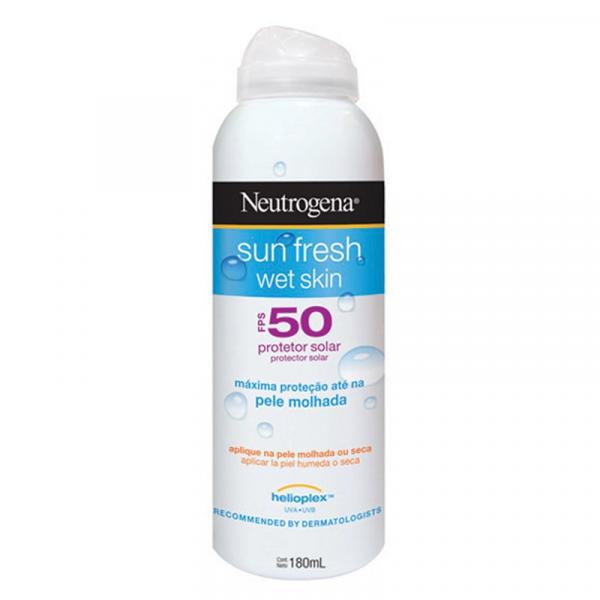 Neutrogena Sun Fresh Wet Skin Spray Protetor Solar FPS 50