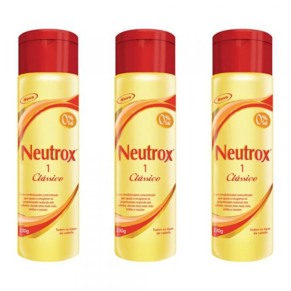 Neutrox Clássico 0% Sal Condicionador 230g (Kit C/03)